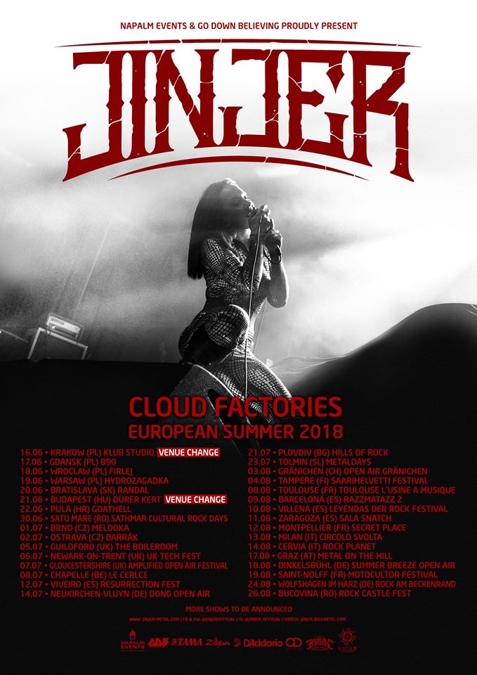 jinjer lessen secret place montpellier